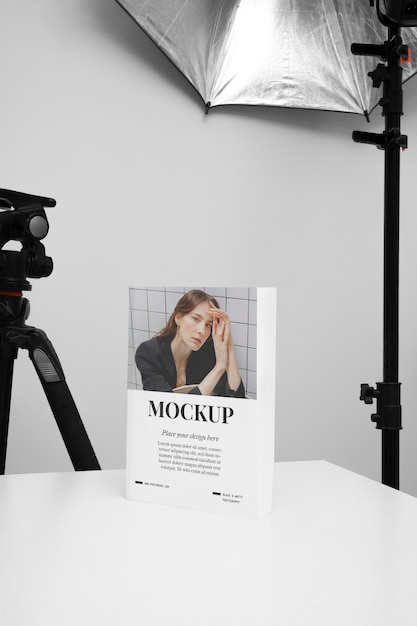 PSD editorial studio mockup