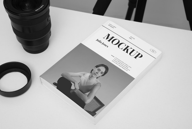 Editorial studio mockup