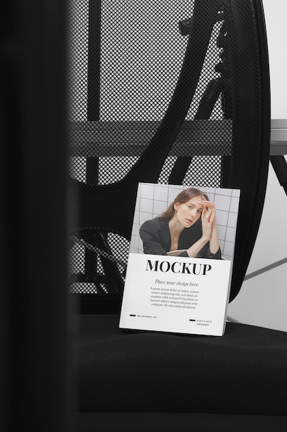 Editorial studio mockup