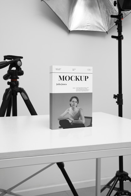 Editorial studio mockup