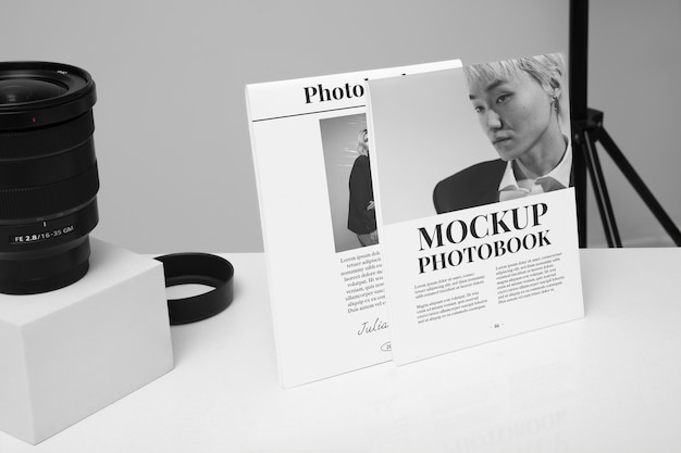 PSD editorial studio mockup