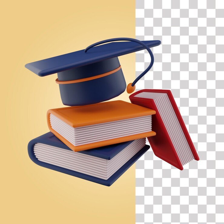 PSD значок образования 3d