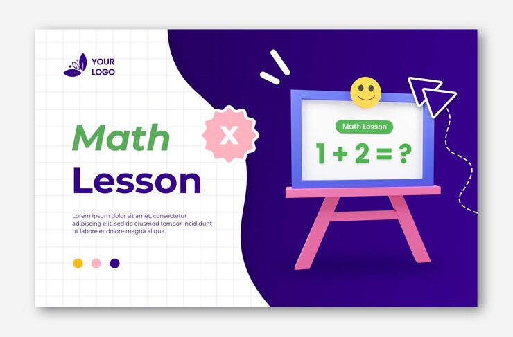 PSD education banner template design