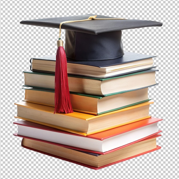 учебники для выпускников на прозрачном фоне