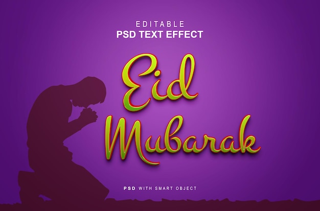 PSD edytowalne efekty tekstowe eid