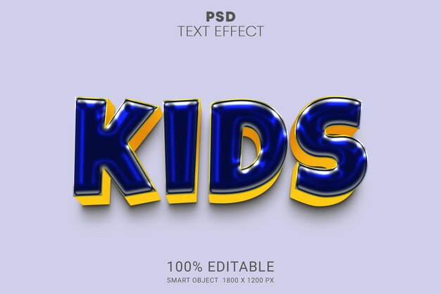 Edytowalny Efekt Tekstowy Dla Dzieci Premium Psd