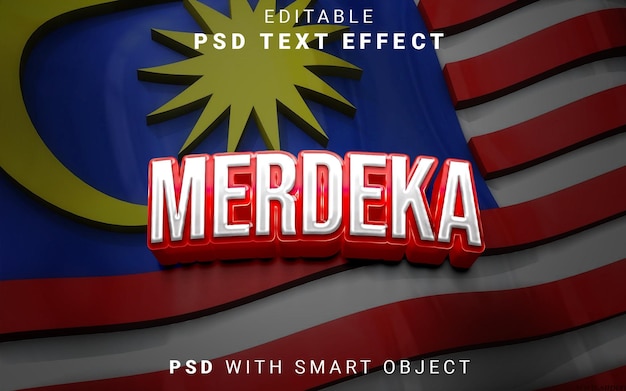 PSD edytowalny styl efektu tekstu 3d