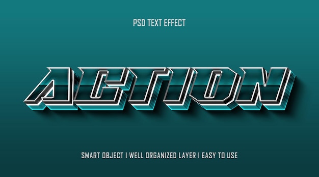 Edytowalny Szablon Efektu Tekstowego 3d