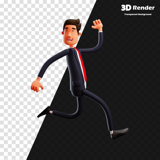 een 3d 3d 3D 3d 3 d 3d beeld van een man in een pak en stropdas