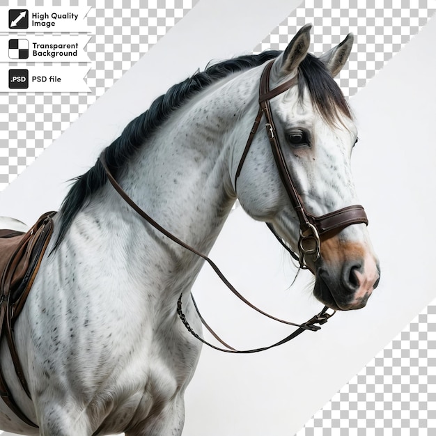 PSD een afbeelding van een paard met een foto van een paart erop