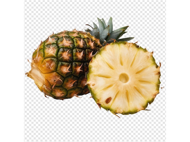 PSD een ananas met een ananas erop