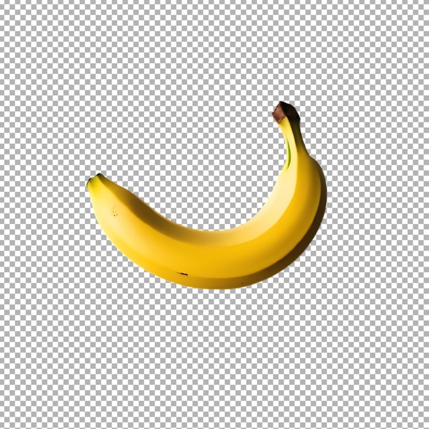 Een banaan met een sticker waarop staat banaan.