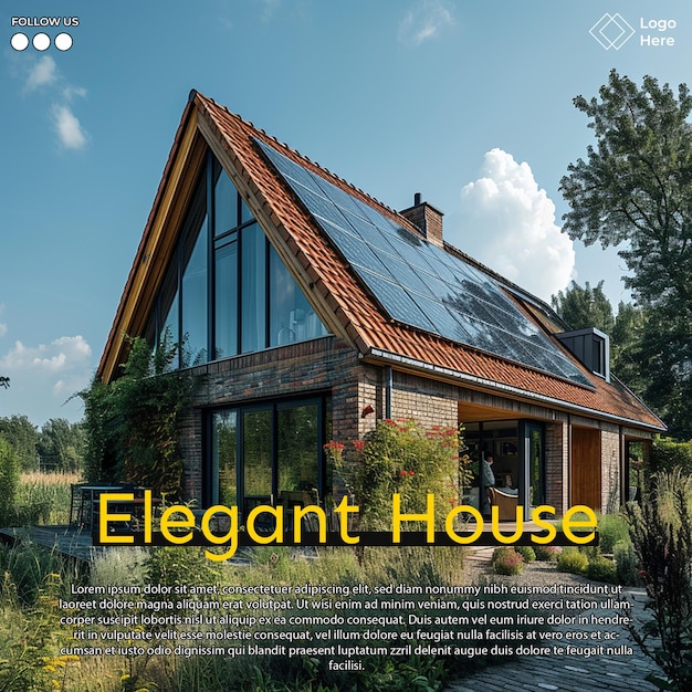 Een belgisch huis met zonnepanelen