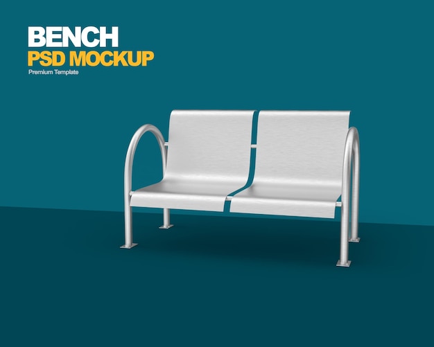 PSD een bench psd premium mockup