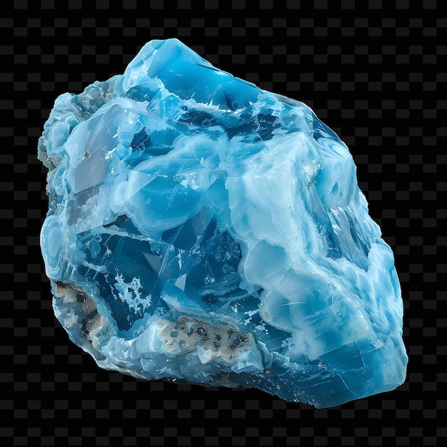 PSD een blauw stuk materiaal dat een blauw stuk mineraal wordt genoemd.