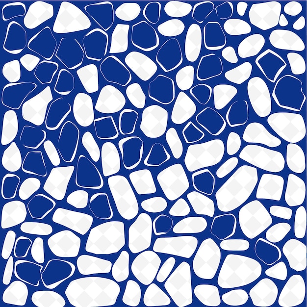 PSD een blauwe en witte achtergrond met een patroon van cirkels en de blauwe