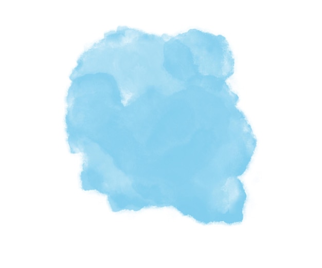 een blauwe wolk in de lucht