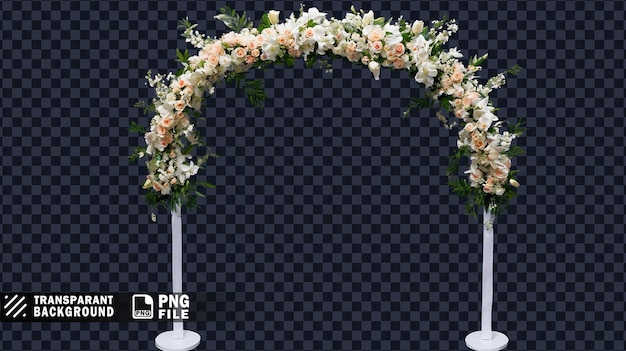 een bloemkrans met een foto van een bloem erop
