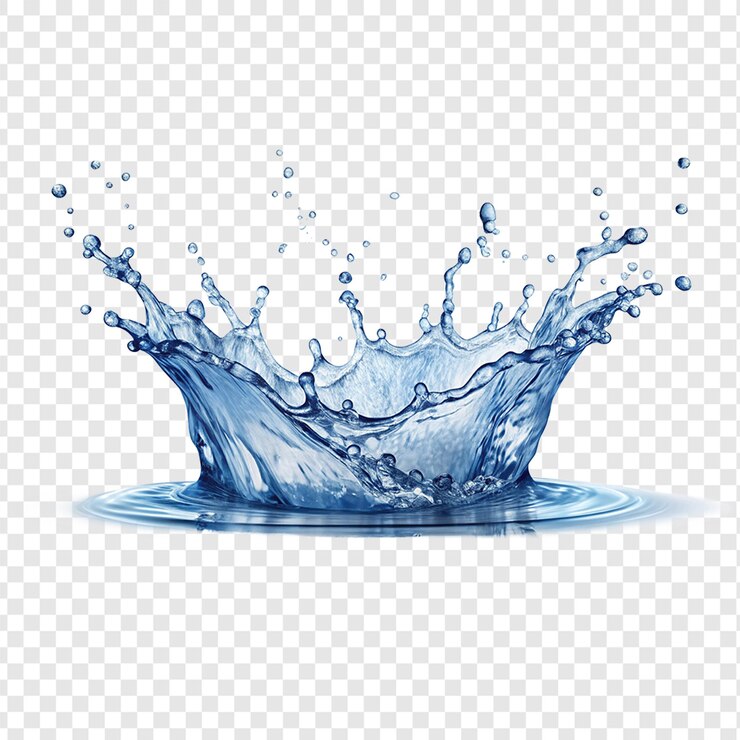 PSD een boeiende kroon van blauw water