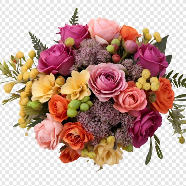 PSD een boeket bloemen van het jaar van het jaar