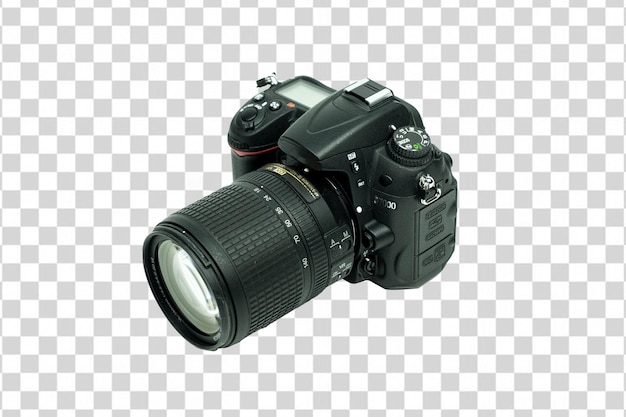 Een camera met een lens erop, een zwarte camera met een lens erop, een zwarte camera met een lens erop, een transparante achtergrond png clipart