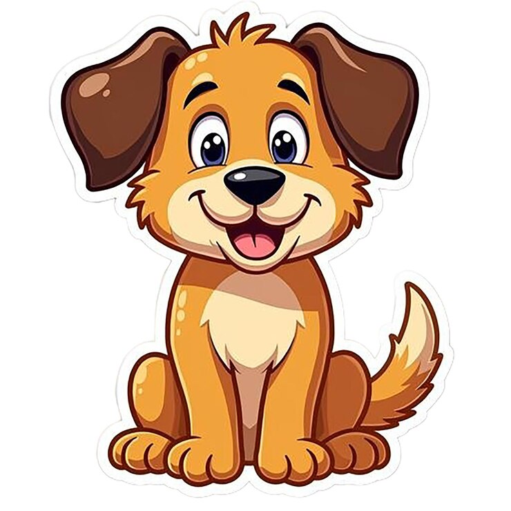 PSD een cartoon personage met een grote neus en een grote mond