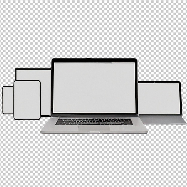 een computerscherm met drie monitors erop