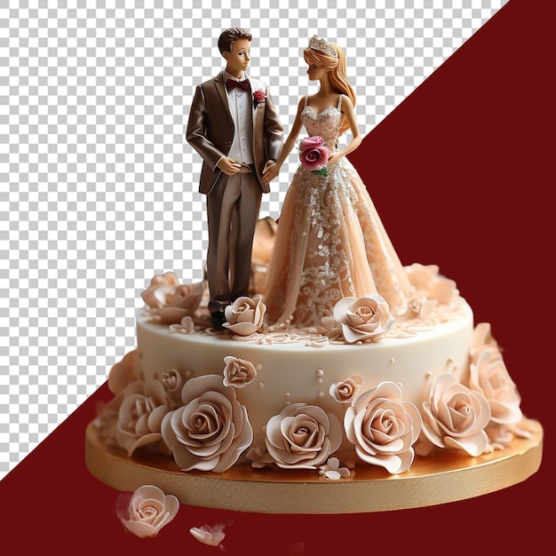 PSD een feestelijke cakecreatie png-illustratie