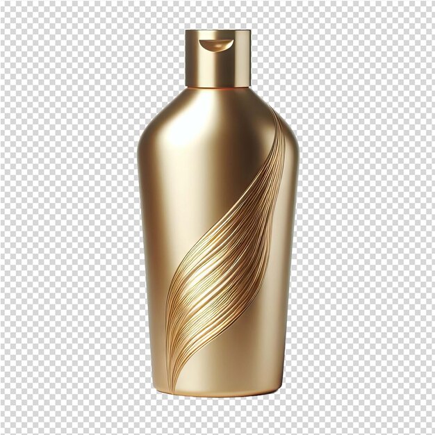 PSD een fles parfum met een gouden lint erop