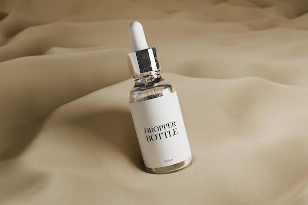een fles vloeibare mockup