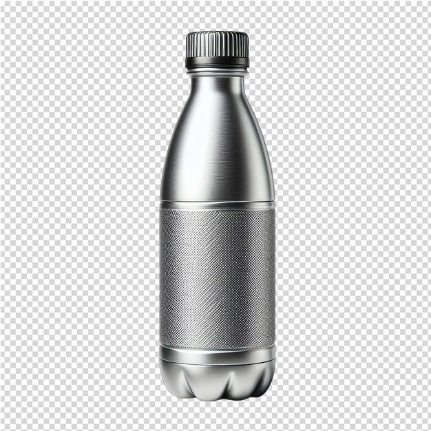 Een fles water die door een bedrijf is gemaakt