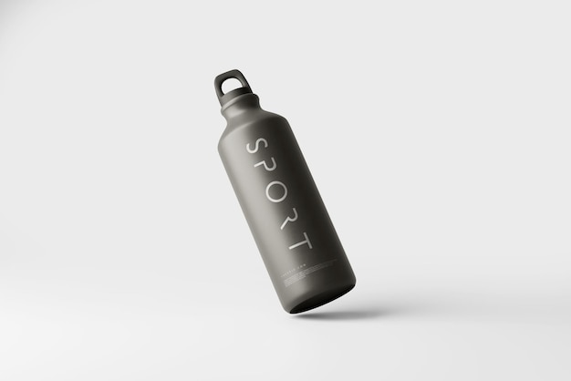 Een fles water met 50 op.
