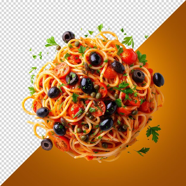 Een foto van een kom spaghetti en bessen