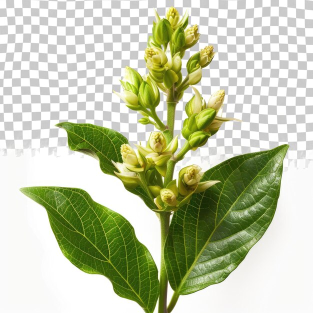 PSD een foto van een plant met de knoppen erop