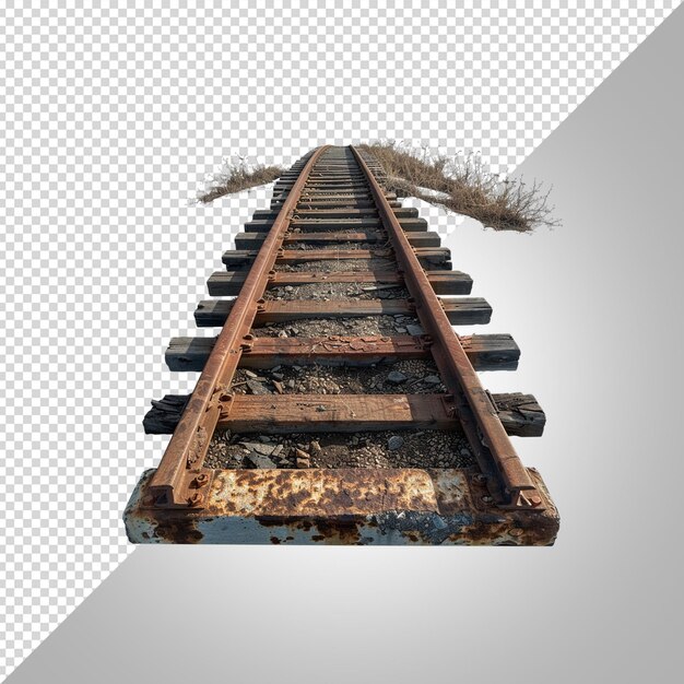 PSD een foto van een treinspoor