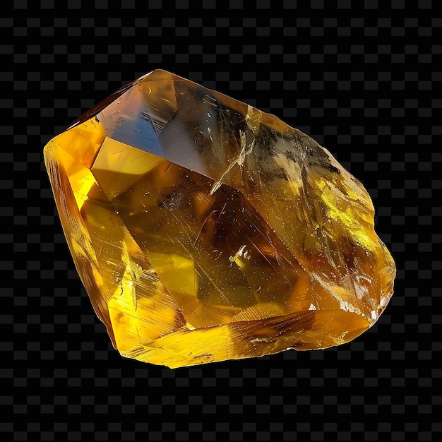 PSD een gele diamant die karaten wordt genoemd