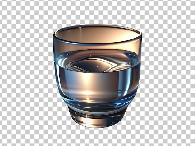 PSD een glas schoon water illustratie