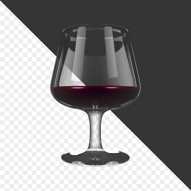 een glas wijn met een label met de vermelding "x" erop