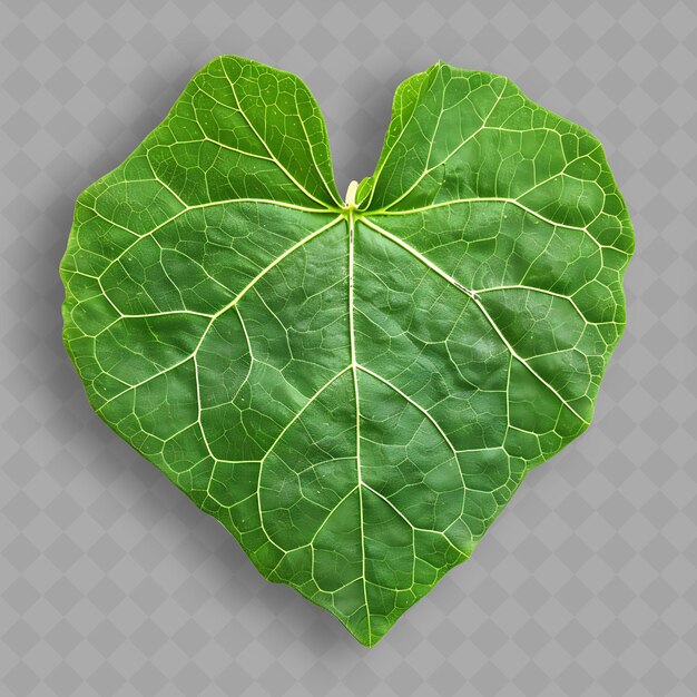 PSD een groen blad met het woord liefde erop.