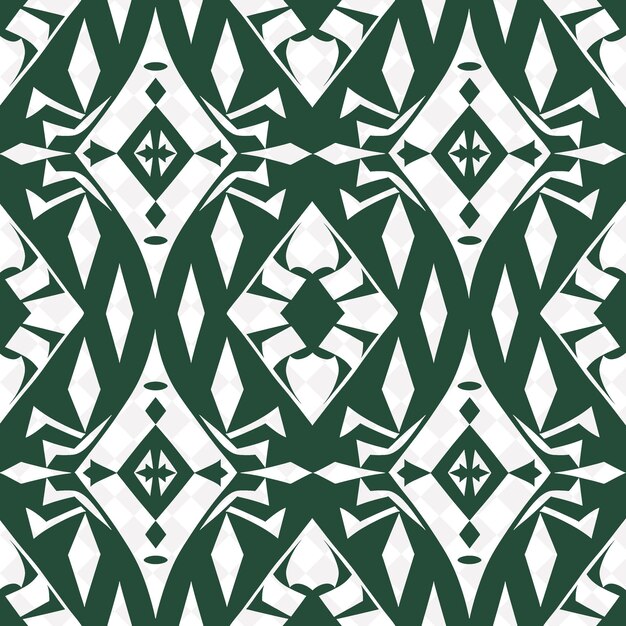 PSD een groen en wit patroon met geometrische vormen en vierkanten