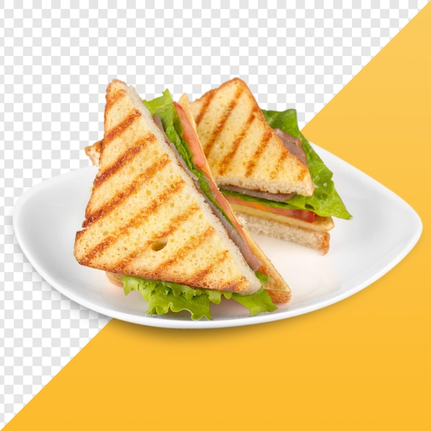 Een heerlijke gegrilde boterham.