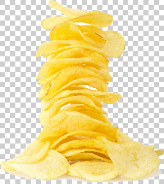 Een heerlijke stapel aardappelchips