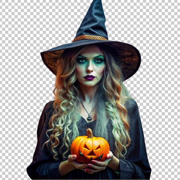 PSD een heks voor halloween.