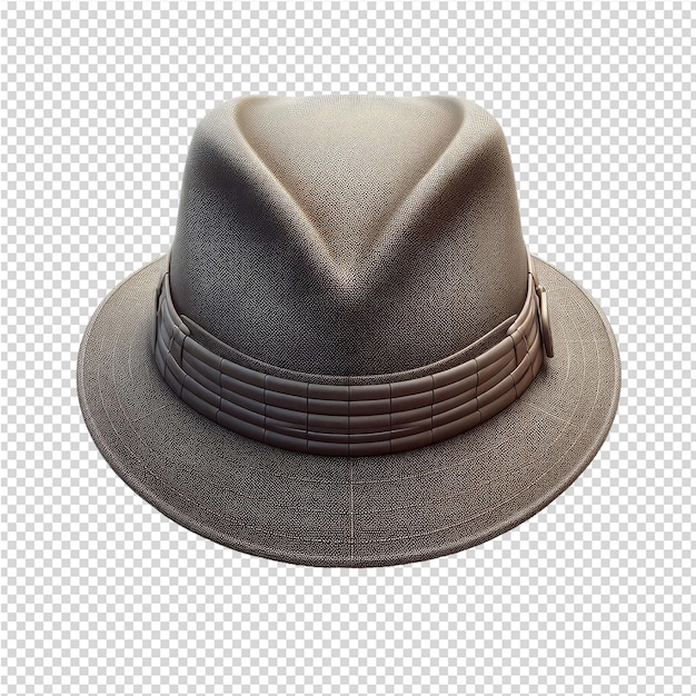 Een hoed met een rand erop