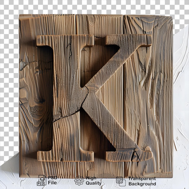 PSD een houten stuk hout met de letter x erop