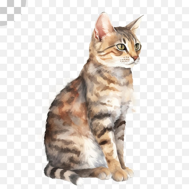 Een kat zittend op een transparante achtergrond - kat png download