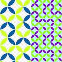 PSD een kleurrijk patroon met een paarse en groene achtergrond