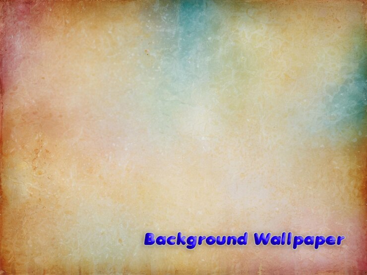 PSD een kleurrijke foto van een achtergrond met blauwe letters die wallpaper zeggen