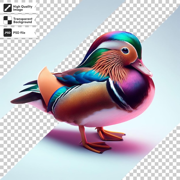 PSD een kleurrijke vogel met een kleurrijk hoofd en een zwarte achtergrond met een zwarte en witte achtergrond
