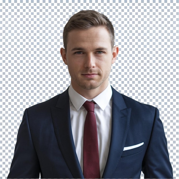 Een knappe zakenman.